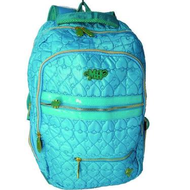 Imagem de Mochila Juvenil Escolar Notebook Grande M4258 Azul