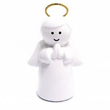 Imagem de Luminária Anjo com Auréola Dourada