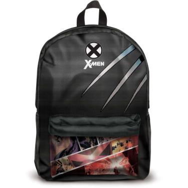 Imagem de Mochila Juvenil X-Men Black Com Estojo Dermiwil