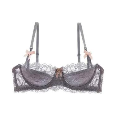 Imagem de Sutiã Slim De Renda Romântica Francesa Para Meninas, Respirável, Sexy,