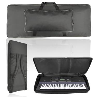 Imagem de Mochila Estojo Super Luxo para Teclado E-X30 EX-20A – Capa Bag Espumada Almofadada, Estojo Acolchoado com Enchimento, Revestimento Protetor para Teclado Controladora