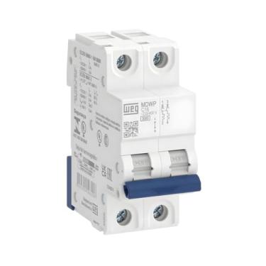 Imagem de Disjuntor Bipolar 16 Amperes WEG - MDWP - Curva C - Termomagnético