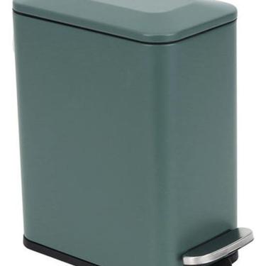 Imagem de Lixeira De Chão Para Banheiro 5L Metal 29X14X27Cm - Verde