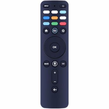 Imagem de Kindsion Controle remoto por voz XRT260 para todas as Smart TVs Vizio, incluindo D-Series D32FM-K01, M-Series M43Q6-J04, P‑Series P65Q9-J01, V-Series V435-J01 etc.