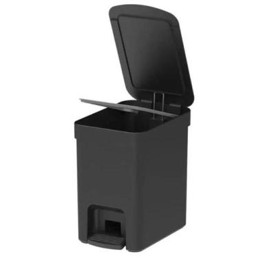 Imagem de Lixeira de Pedal Trium 12L Preto - Ou, Preto