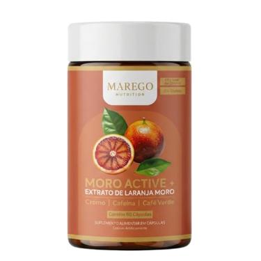 Imagem de Extrato Siciliano Laranja Moro 500mg |Cafeína + Café Verde + Cromo | Moro Active+ | 60 Cápsulas | Marego Nutrition