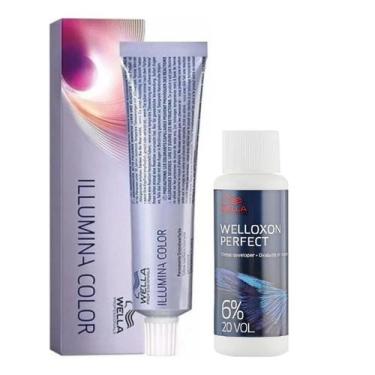 Imagem de Coloração Wella Color Perfect 5/ 60g + Welloxon 20v 60ml