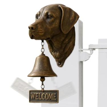 Imagem de Vários Sinos De Boas-Vindas Para Cães,Campainhas Divertidas Montadas Na Parede Rústicas Com Tema Animal | Decoração De Parede Campainha De Porta Para Cão | Para Portão, Jardim, Quintal, Casa, Sala De