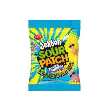Imagem de Bala Azedinha Sour Patch kids Sabor Tropical 80g - Mondelez