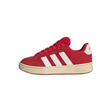 Imagem de adidas Tênis feminino Grand Court Alpha 00s, Rubi puro/branco fora/baunilha quente, 39
