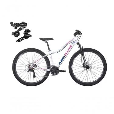 Imagem de Bicicleta Feminina Aro 29 Absolute Hera 24v Cambios Shimano Freio A Disco Mtb Alumínio branco Tam: 15