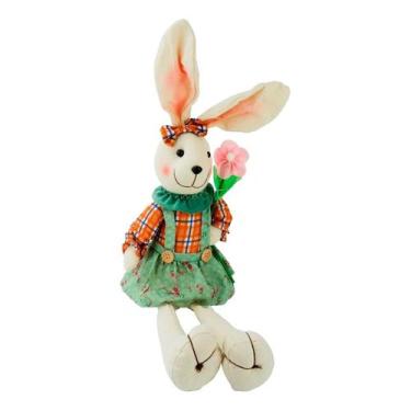 Imagem de Pelúcia Casal Sr. Sra Coelho Coelhinha Páscoa Alice E Sansão - Wincy, 