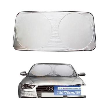 Imagem de Protetor Solar Para Carro Devil's Eye De 59x27.5 Polegadas, Protetor D