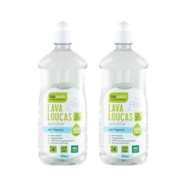 Imagem de Kit 2 Lava Louças Natural Sensitive Biowash 650ml cada