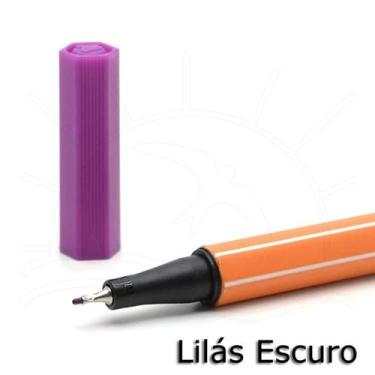 Imagem de Caneta Stabilo Point Fine 0,4mm, 58 - LILÁS ESCURO