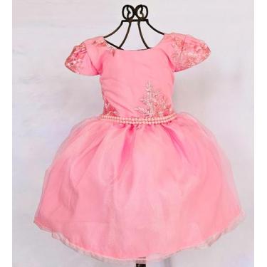 Imagem de Vestido Infantil Rosa Wemak, 1, Rosa