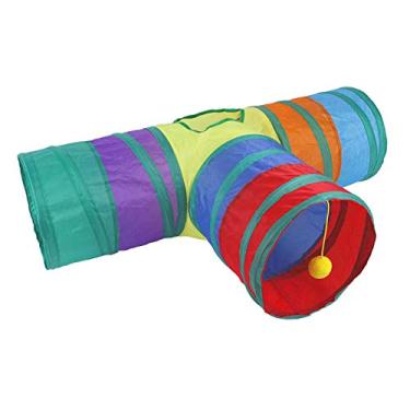 Imagem de Homyl Tubo dobrável para gatos túnel de gato, treinador de agilidade, brinquedo de túneis de coelho