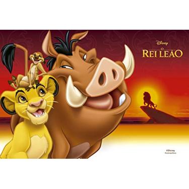 Imagem de Perylampo Store - Festa na Caixa - O Rei Leão - Aniversário - Kit de Festa Temático - Decoração - Laranja, Marrom e Dourado - Tamanho: 1,00 x 0,75m