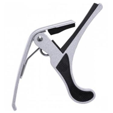 Imagem de Capotraste para violao em alumínio - prata - cpt10 - Tonante