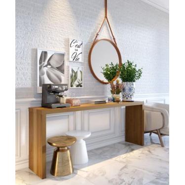 Imagem de Aparador Rubi Gold 120cm para Sala Estar Imbuia - D'Arte Móveis