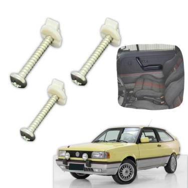 Imagem de Kit Parafusos Buchas Puxador Porta Gol Gl Gti Quadrado - Automotivasho