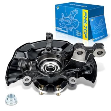 Imagem de PHILTOP Conjunto de junta de direção dianteira e cubo de rolamento de roda apto para Corolla 2014-2018, 1 peça do lado do motorista substitui 698477