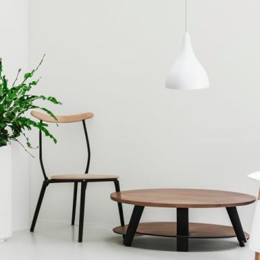 Imagem de Kit 3 Pedentes lustre Luminária de Teto Cone Triplo de Alumínio Branco Com Bivolt soquete E27 Decoração Iluminação Casa, Sala, Cozinha, Quarto