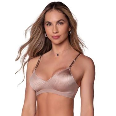 Imagem de Sutiã Sem Bojo Sem Aro Regulável Selene, 48, Natural