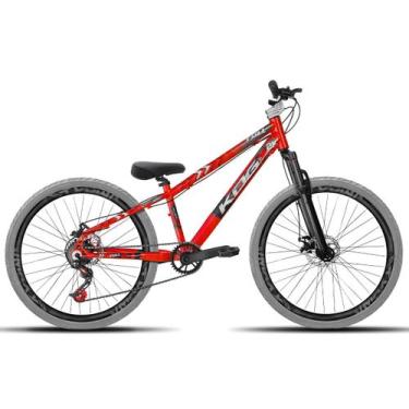 Imagem de Bicicleta aro 26 KOG Freeride, Vermelho 4