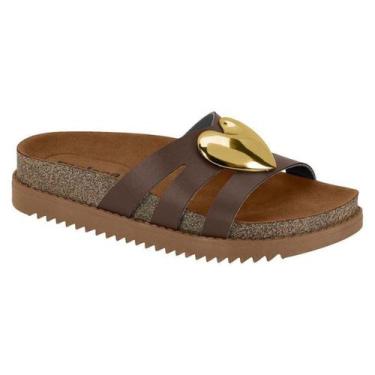 Imagem de Tamanco Feminino Moleca Plataforma Detalhe Coração 5500119 Cor:avelaTa