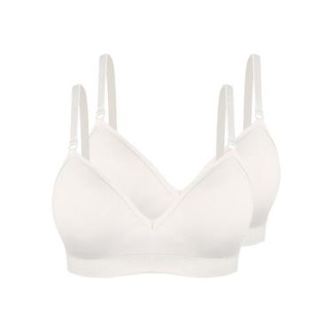 Imagem de Kit com 2 Sutiãs sem Aro com Bojo Trifil 4936 Taça B, Branco