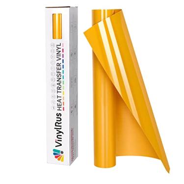 Imagem de VinylRus Heat Transfer Vinyl-12” x 8ft Iron on Vinyl Roll for Shirts, HTV Vinyl for Silhouette Cameo, Cricut, Easy to Cut & Weed