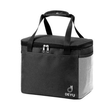 Imagem de Bolsa Térmica Impermeável 29x20x22 - Deyu, Preto