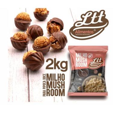 Imagem de milho para pipoca mushroom 2kilo ltt - lttalimentos