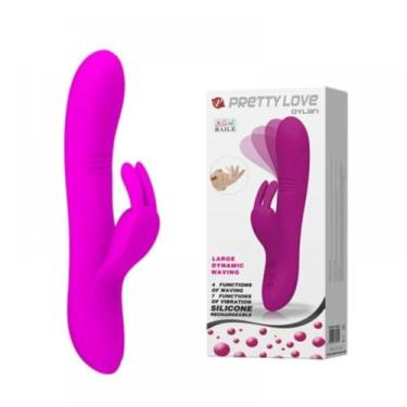 Imagem de Vibrador Ponto G Com Estimulador Clitoriano Dylan 7 Vibrações Brinquedo Erótico Dupla Estimulação [ROXO] 5519