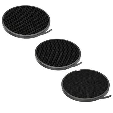 Imagem de Difusor de fotografia refletor padrão Soonpho, grade de sombra de abajur de colmeia de mel 20/40/60 graus para suporte de arco de 18 cm estroboscópio de luz de estúdio