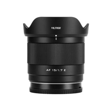 Imagem de VILTROX Lente de montagem F1.7 E, AF 15 mm F1.7 E de 15 mm para Sony E, lente APS-C Prime para Sony a6400 a6500 a6600 ZV-E10 FX30 A6700 ZV-E10II a7LL/A, a7RLL/A, a7 a7RLL/A,