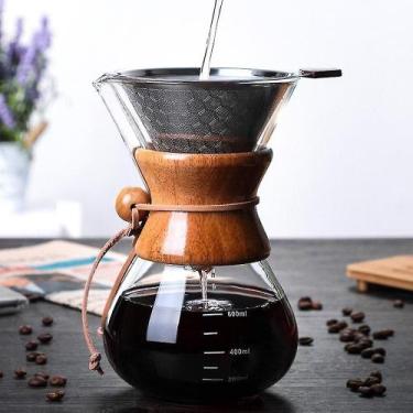 Imagem de Servidores de café bules de chá de vidro resistente a altas temperatur