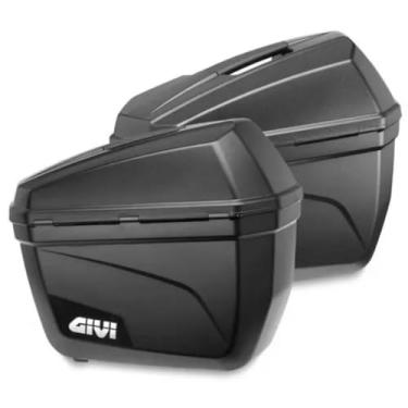 Imagem de Par Bau/Bauleto Givi E22n E22 Lateral 22 Litros Preto