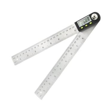 Imagem de Goniômetro Digital Shahe Electron 0-200/300mm, Medidor De Ângulo, Tran