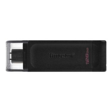 Imagem de Pendrive Dt70 128GB USB-C 3.2 para Transferência Veloz de Dados Kingston