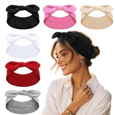 Imagem de Bandana Tobeffect para mulheres, estilo boho, pacote com 6