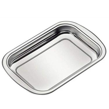 Imagem de Tramontina 61310431 Assadeira Aço Inox, Prata, 430 X 283 mm