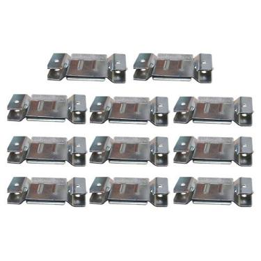 Imagem de 11 Pares de Conector de Encaixe para Móveis Sofá Cabeceira Painel Zinc