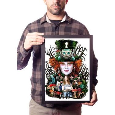 Imagem de Quadro Decorativo Filme Alice No Pais Das Maravilhas Arte - Fanarte