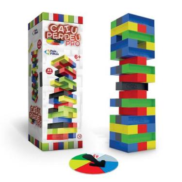 Imagem de Jogo Infantil para Crianças 6 anos ou mais 45 peças Coloridas Caiu Per