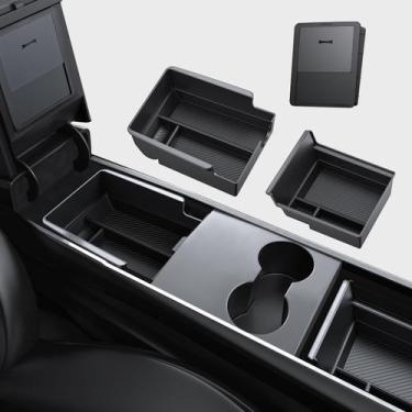 Imagem de Organizador de Console Central BASENOR para Tesla Model Y (2021-2024)