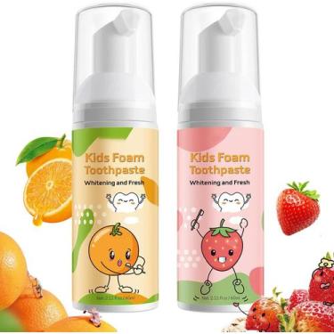 Imagem de Creme Dental de Espuma FRDUGA Kids - 2x60ml - Para Escova de Dentes em