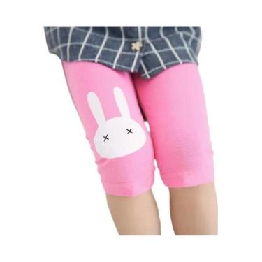 Imagem de Leggings De Algodão Elástico Para Meninas Em Cores De Algodão Doce, Ca