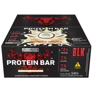 Imagem de Barra De Proteina Blk Performance 12 Unidades Protein Bar, Chocolate c